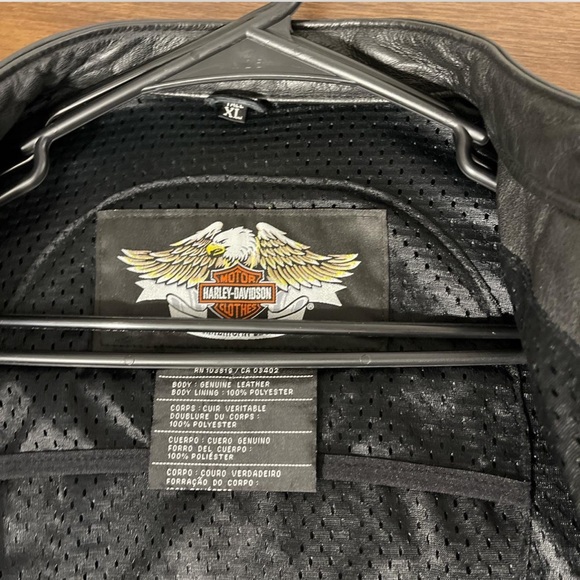 VTG Harley Davidson leather convertible jacket - Picture 7 of 8